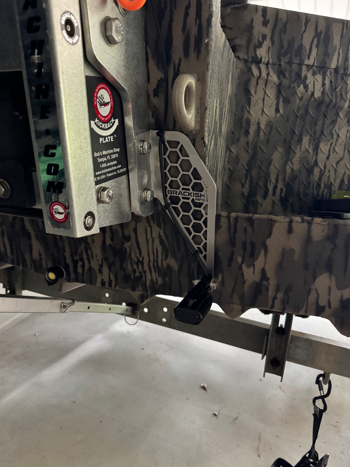 Jackplate Transducer Bracket