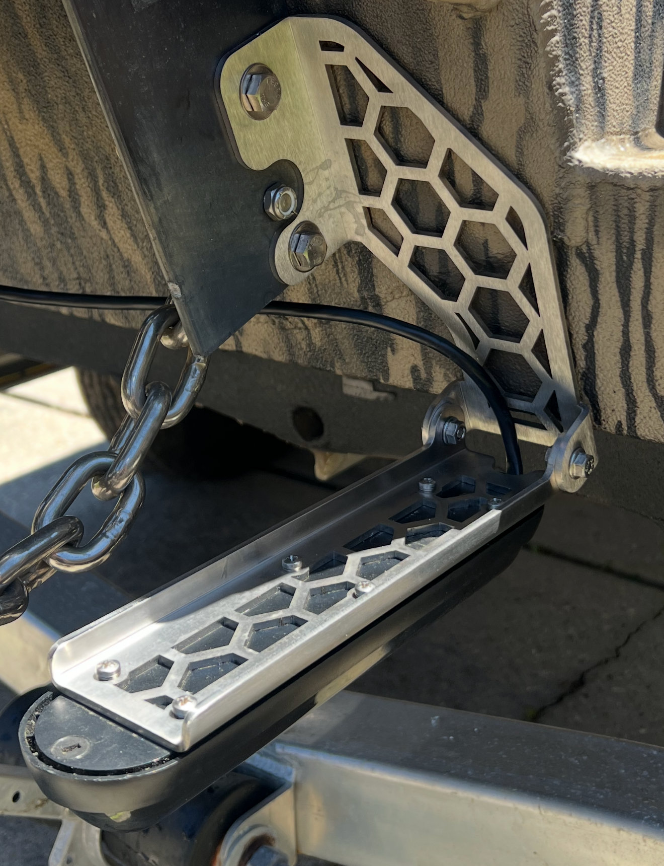Jackplate Transducer Bracket